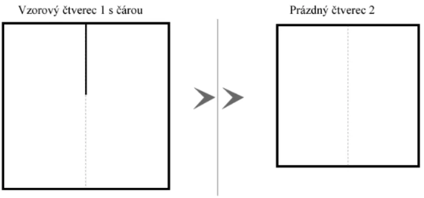 Fig.  9.  Practice  phase  of  Absolute-relative  test,  adapted  version  of  FLT.  [The  evaluation of the Length of the Line]