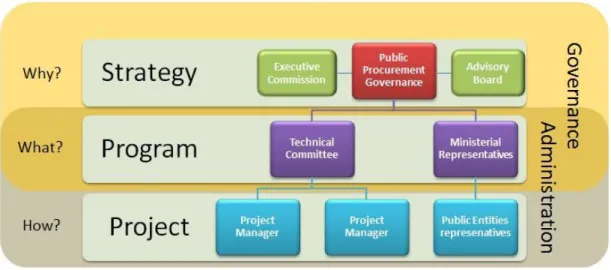 Figure 6 – Responsibilities of the governance structure 