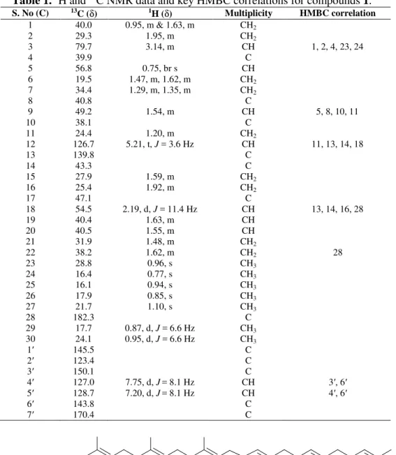 Figure 3. Biogenetic pathway for compound 1 