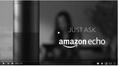 Figure  3. “Amazon Echo – Now Available” (June 23, 2015) [screen capture].
