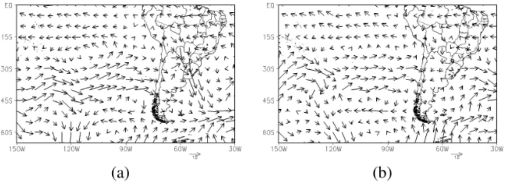 Fig. 11. 850-hPa flow field for (a) 31 August, (b) 3, (c) 7 September 1999 at 00:00 UTC.