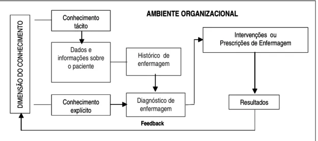 Figura 2. Modelo de sistema de informação em enfermagem.