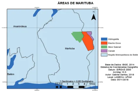 Figura 6.  Áreas de Marituba