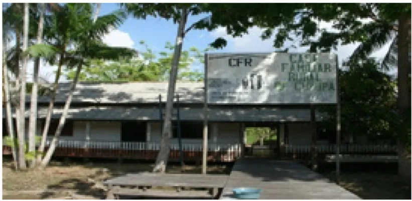 Figura 2. Vista Frontal da Casa Familiar Rural de Gurupá/PA.
