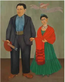 Figura 3. Frida e Diego Rivera- Frida Kahlo – 1931