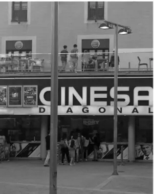 fig. 4 – el cine Cinesa Diagonal (sarrià, Barcelona), en la planta de arriba una cadena de fast food