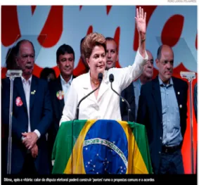 Figura 2: A repercussão da vitória de Dilma Rousseff (PT) na RBA - FDI.