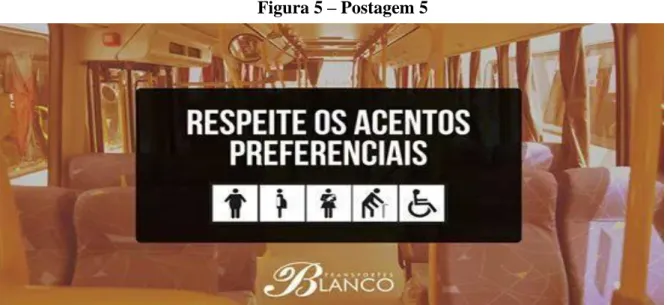 Figura 5 – Postagem 5 