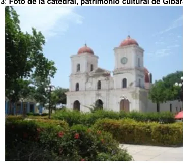 Figura 3: Foto de la catedral, patrimonio cultural de Gibara 