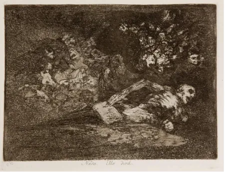 Fig. 1 – Nada. Ello Dirá [Nada. Isso Dirá] (GOYA, 1863) 