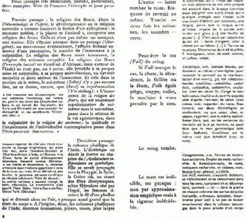 Figura 2 – Página da obra Glas, Derrida.