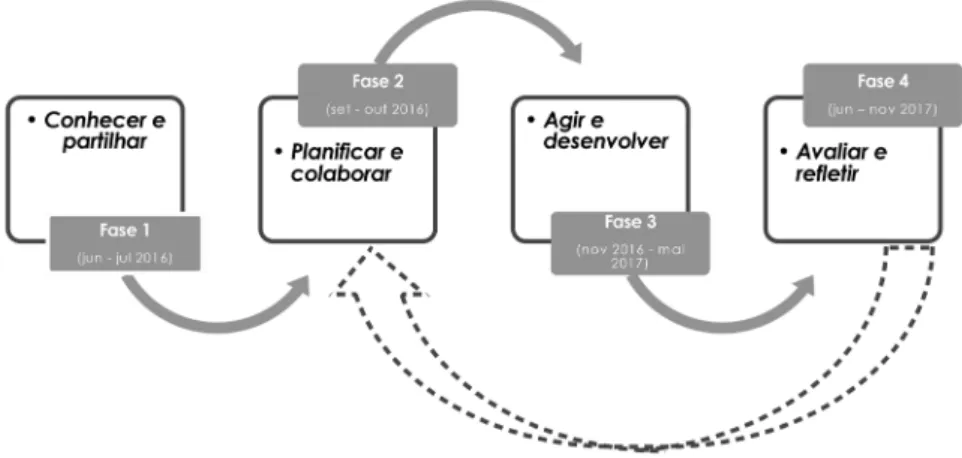 Figura 1: Fases do programa de formação