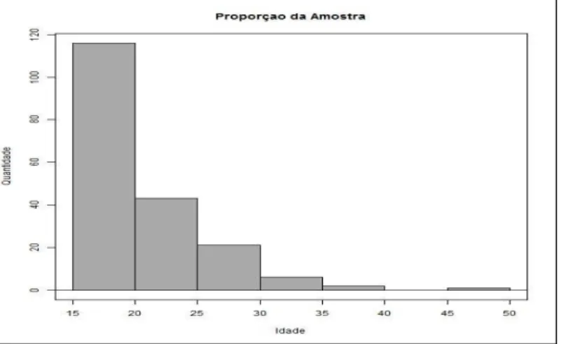 Figura 3. Gráfico representativo das idades.