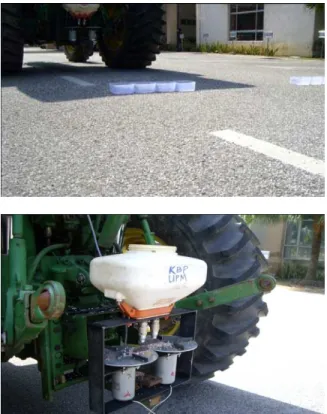 Fig. 1:  3D drawing of the dual-purpose rotary disc  chemical applicator 