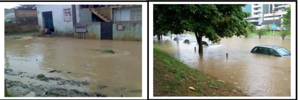 Figura 2. Imagens utilizadas por Vinícius para explicar sobre a degradação ambiental em Salvador.