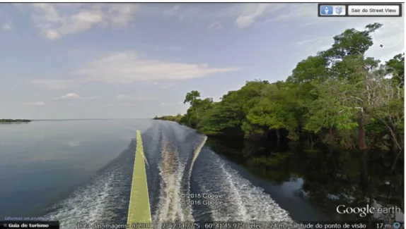 Figura 6. Rio Negro, Manaus/AM. Fonte: Print Screen do Google Street View, jan. 2016.