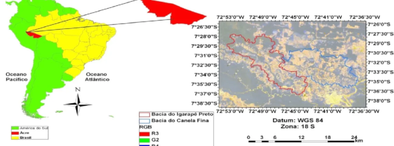 Tabela 1.  Datas  de  aquisição  das  cenas  Landsat-5  selecionadas e utilizadas para realização do presente  estudo, no município de Cruzeiro do Sul, Acre