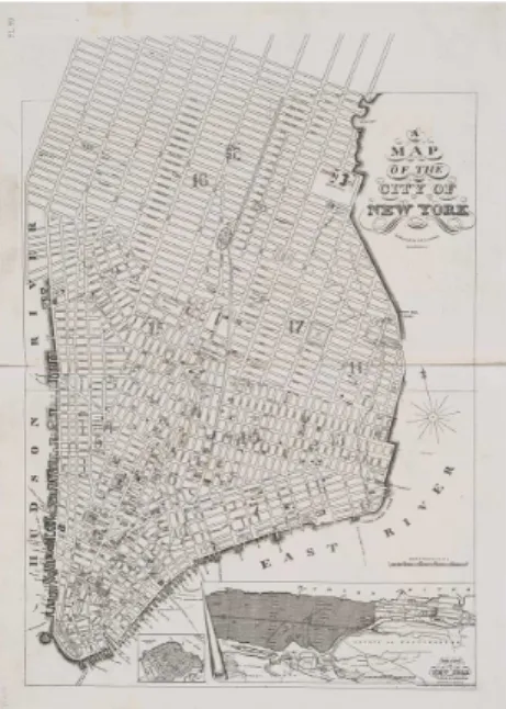 Figure 7: Map of New York in 1827, detail.