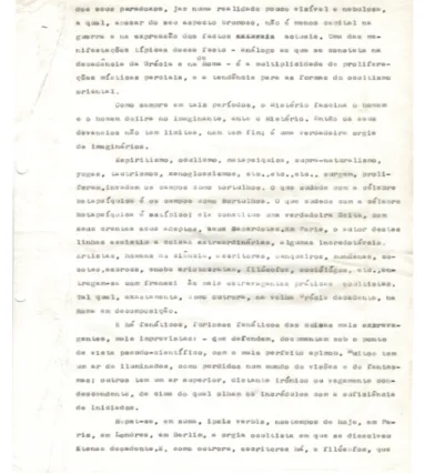 Figura 7 – Excerto de um artigo publicado no jornal OTrabalho (1940) 