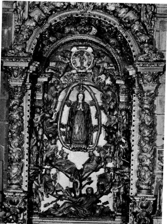 Fig. 5-A Árvore de Jessé da igreja do Colégio de S. Paulo de Braga (ou igreja de Santiago).