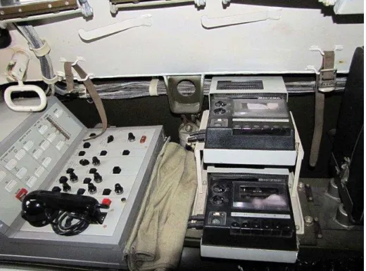 Fig. 4. Interior equipment, tape recorder. 