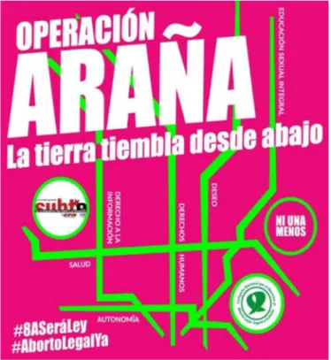 Figure 1 – Information Poster for Operación Araña.