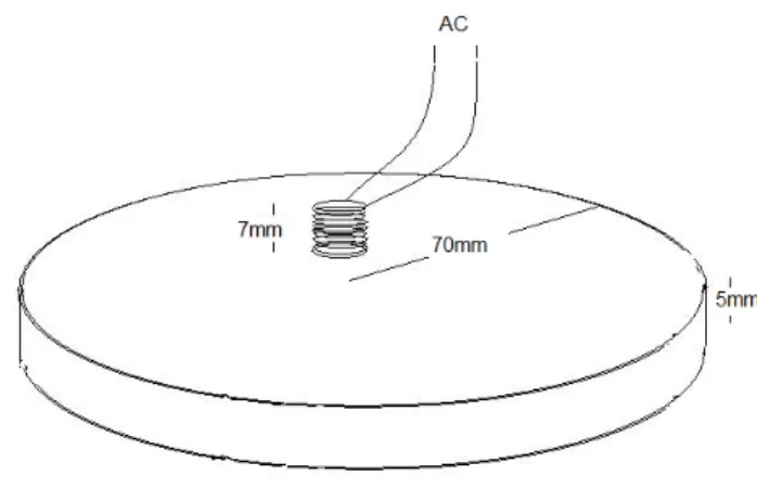 Fig. 1: Used plate schematic 