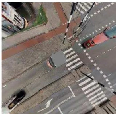 Figure 2 Panoramic projected onto an artificial ground plane  4.1.2 Feature Extraction 