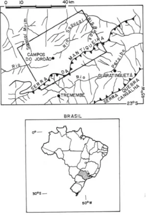 FIGURE 1 - Location of the Campos do Jor- Jor-dão Plateau.
