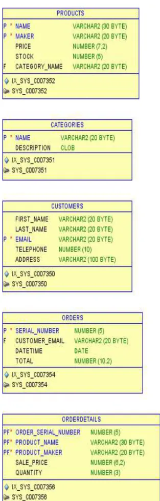 Fig. 11. Natural keys database 