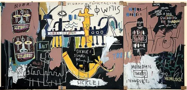 Figura 6: The Nile (1983), Jean-Michel Basquiat  Fonte: WikiArt – Visual Art Encyclopedia 