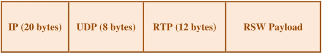Figure 1.  RSW Audio Packet Format.  