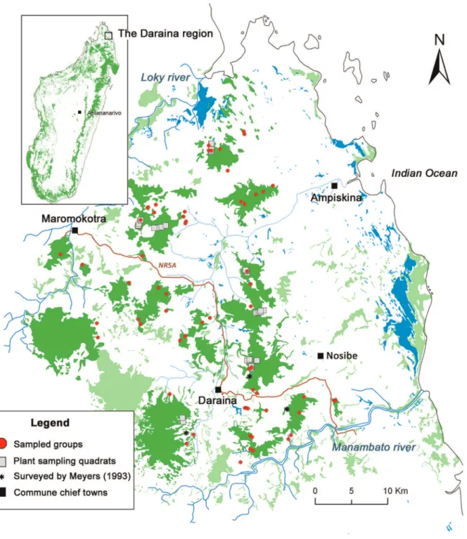 Figure 1. Faeces and plant sampling schemes.