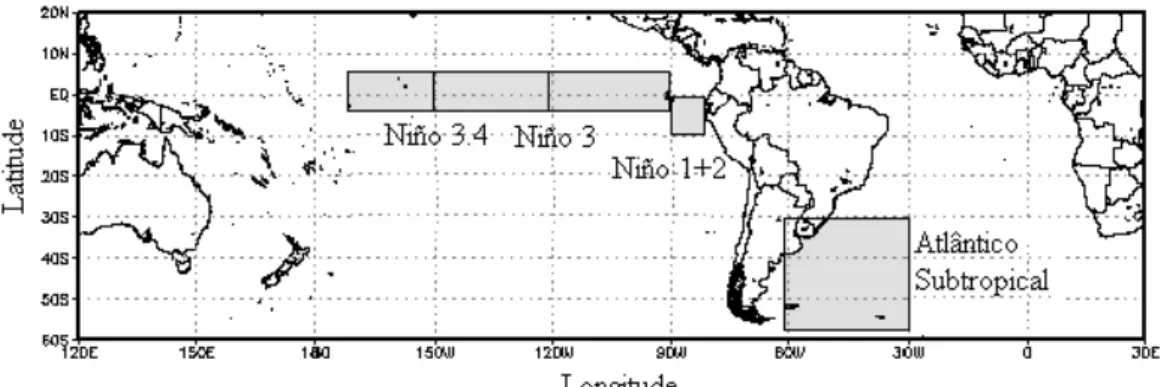 Figura 2. Índice de Vegetação por Diferença Normalizada (NDVI) médio do período 1982 a 1999, nos meses de julho (A) e fevereiro (B), no Rio Grande do Sul