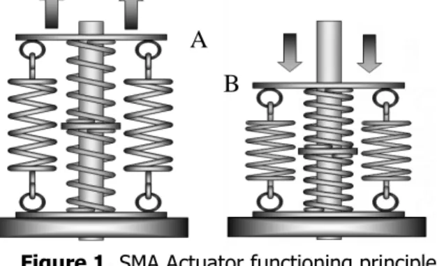 Figure 1. SMA Actuator functioning principle 