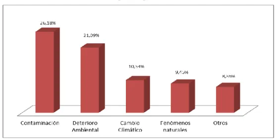 Gráfico 7 - Escribir la primera palabra: Cambio Climático 