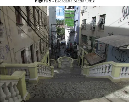 Figura 5 - Escadaria Maria Ortiz 