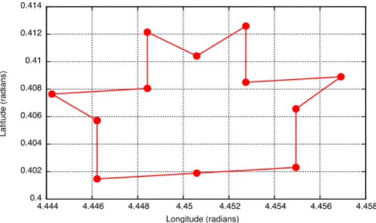 Figure 4. An example of a non-convex control volume in variable- variable-resolution CAM-SE