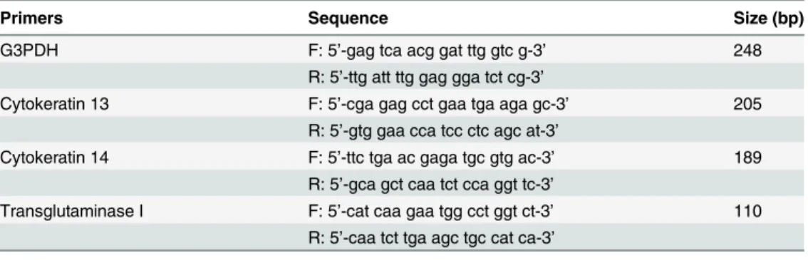 Table 2. Oligonucleotide primers used in real-time RT-PCR.