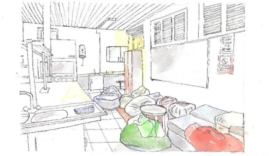 Figure 2 - Lounge area used to Exchange or Explore moments. 