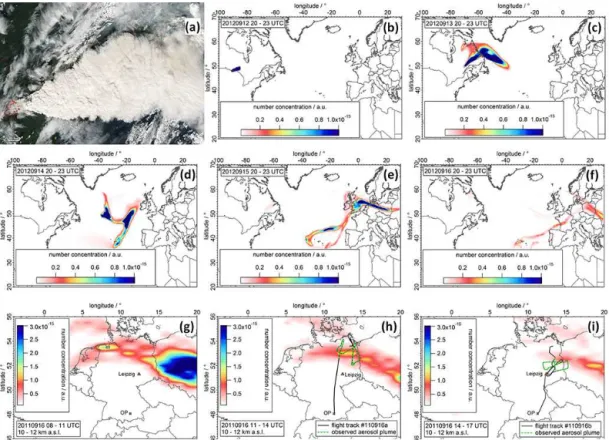 Figure 10. Evolution and dispersion of the Pagami Creek fire plume calculated with HYSPLIT