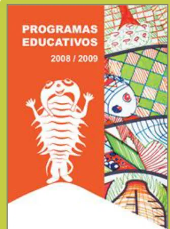FIGURA  4:  Brochura  dos Programas Educati- Educati-vos  do  Geoparque  Arouca  2009/2010   (Ro-cha e Paz, 2009).