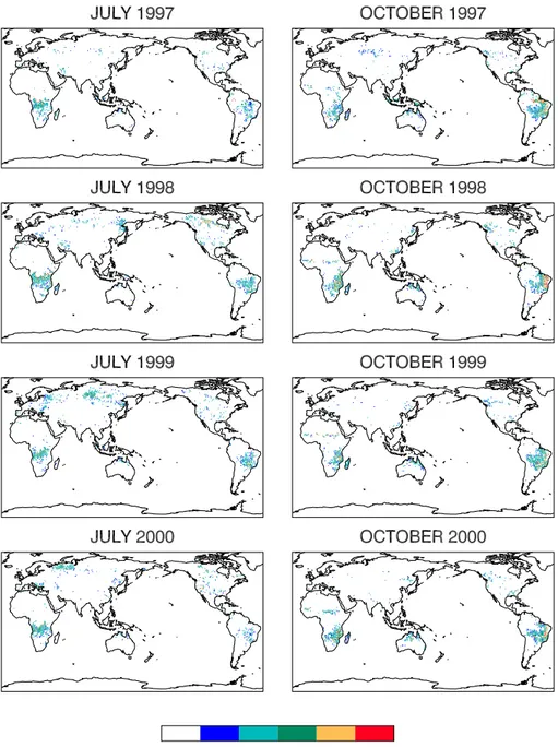 Fig. 4. Dto. for July and October
