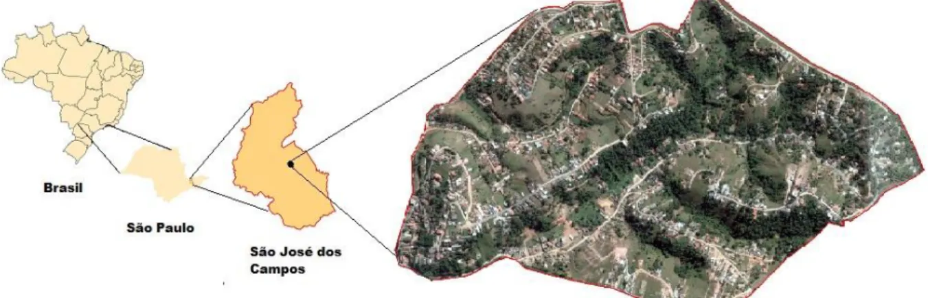 Figura 1- Localização da área de estudo. 