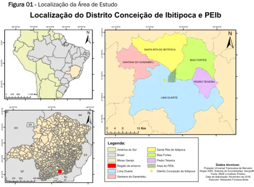 Figura 01 - Localização da Área de Estudo 