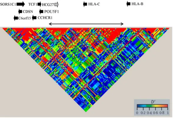 Table 1. MHC haplotype sequences analysed in this study.