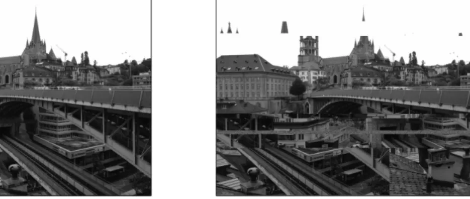 Figure 2  An image before and after being “glitched” through data bending. The process for this particular  photograph consisted mostly of copying data from the same picture and pasting it in a different  location within the alphanumeric raw data sequence 