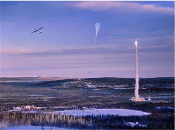 Fig. 3. Space activities in Kiruna began with what is now the Swedish Institute of Space Physics, IRF