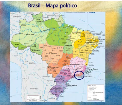 Figura 1 - Brasil – mapa político.