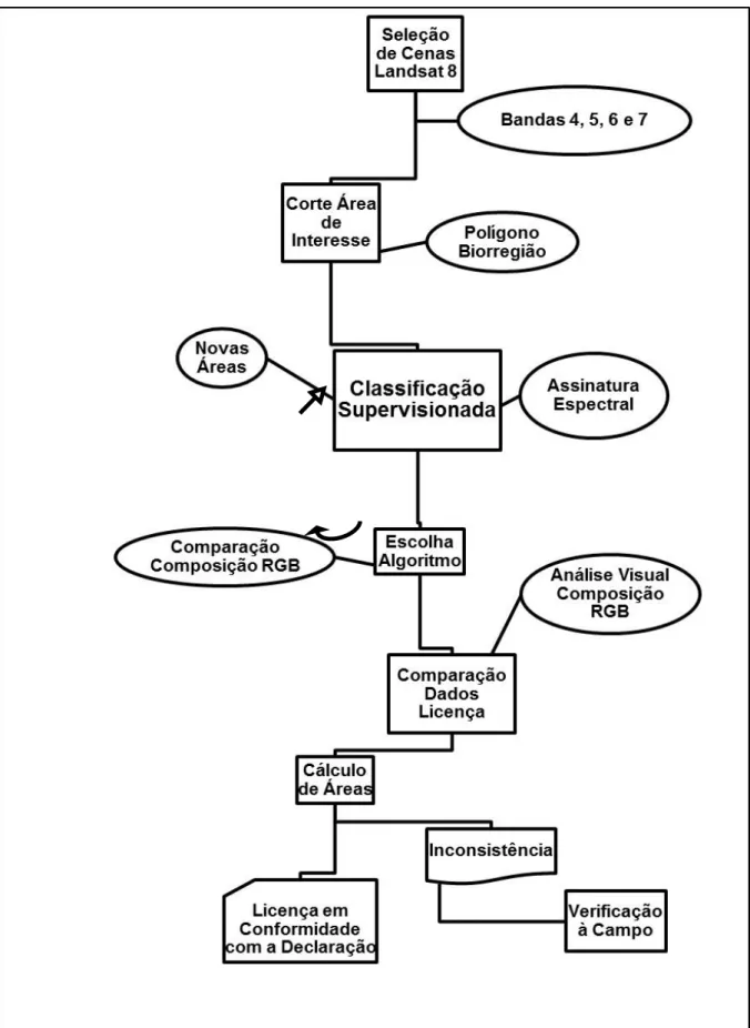 Figura  13:  Fluxograma  das  etapas  metodológicas  para  a  sistematização  do  monitoramento  de  queimadas controladas  